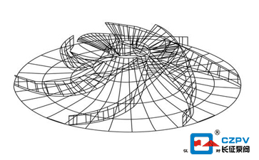節能水泵三元流葉輪設計圖